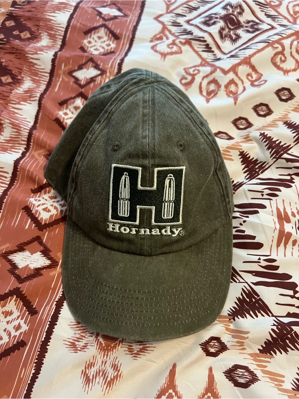 Olive Green Logo Baseball Cap
